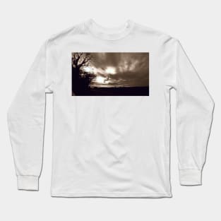 Mono stormy sky Long Sleeve T-Shirt